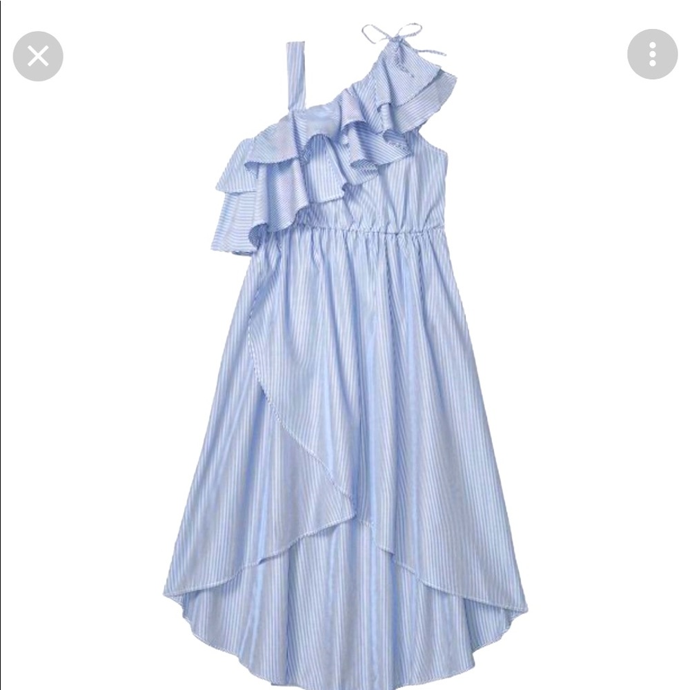 NWT Habitual Girl Blue/White Stripe Dress Size 12